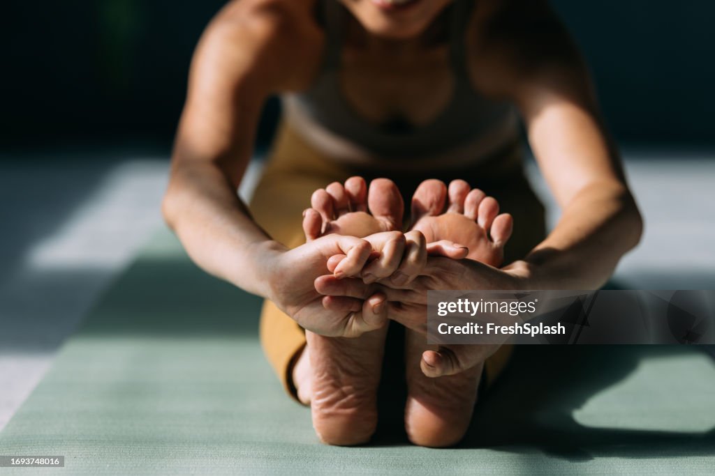 Harmony of Body and Mind: Japanese Woman's Stretching for Wellness