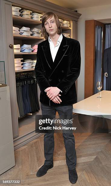 Prince Frederick Alexander von Preussen attends the 1 year anniversary party for menswear Tailor 'Otto' at 66 Grosvenor St on May 23, 2013 in London,...