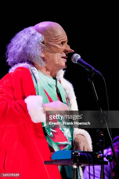 Singer Randy Rose of The Residents performs live during a concert at the Babylon on May 23, 2013 in Berlin, Germany.