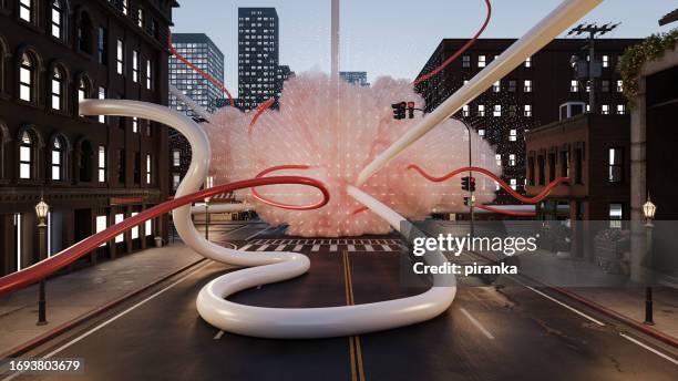 data cloud - roads merging stock pictures, royalty-free photos & images