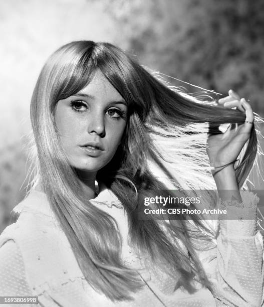 Jill Townsend, CBS television actress. She portrays Dulcey Coopersmith in the TV western series, Cimarron Strip. April 10, 1967.