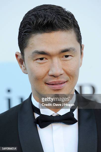 Actor Rick Yune attends amfAR's 20th Annual Cinema Against AIDS during The 66th Annual Cannes Film Festival at Hotel du Cap-Eden-Roc on May 23, 2013...