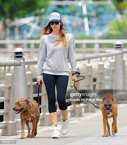 Actress Jessica Biel as seen on May 23, 2013 in New York City.