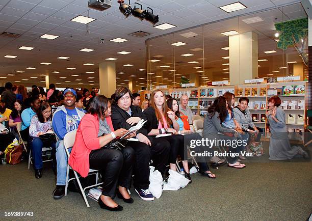 General atmosphere of Wendy Williams book signing for "Ask Wendy" at Barnes & Noble bookstore at The Grove on May 23, 2013 in Los Angeles, California.
