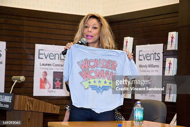 Wendy Williams signs copies of her new book "Ask Wendy!" at Barnes & Noble bookstore at The Grove on May 23, 2013 in Los Angeles, California.