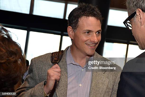 David Einhorn, president of Greenlight Capital Inc., center, attends the first Success Academy Charter Schools gala held at the Mandarin Oriental in...