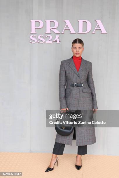 Sofia Richie attends the Prada Spring/Summer 2024 Womenswear Fashion Show on September 21, 2023 in Milan, Italy.