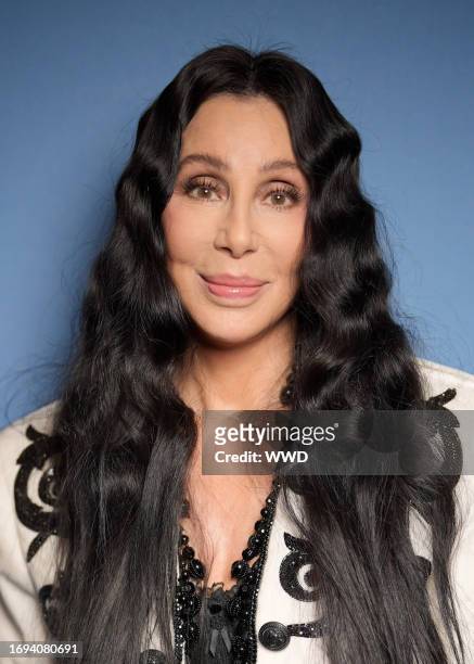 Cher at Balmain Ready To Wear Spring 2024 held at Palais de Chaillot on September 27, 2023 in Paris, France.