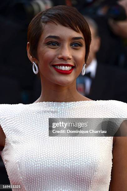 Tais Araujo attends the Premiere of 'The Immigrant' at The 66th Annual Cannes Film Festival at Palais des Festivals on May 24, 2013 in Cannes, France.