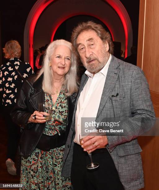 Jenny De Yong and Howard Jacobson attend The Booker Prize 2023 shortlist announcement at the National Portrait Gallery on September 21, 2023 in...