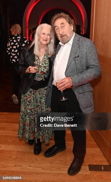 Jenny De Yong and Howard Jacobson attend The Booker Prize 2023 shortlist announcement at the National Portrait Gallery on September 21, 2023 in...