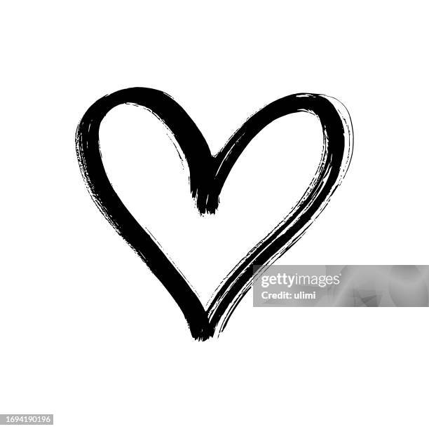 illustrazioni stock, clip art, cartoni animati e icone di tendenza di cuore - simbolo-di-cuore