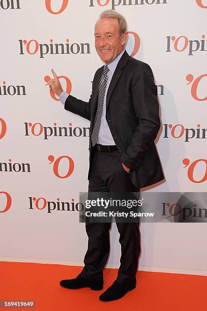 Of L'Opinion Christophe Chenut attends 'L'Opinion' Newspaper Launch Party on May 14, 2013 in Paris, France.