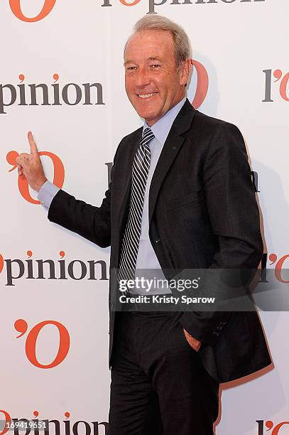 Of L'Opinion Christophe Chenut attends 'L'Opinion' Newspaper Launch Party on May 14, 2013 in Paris, France.