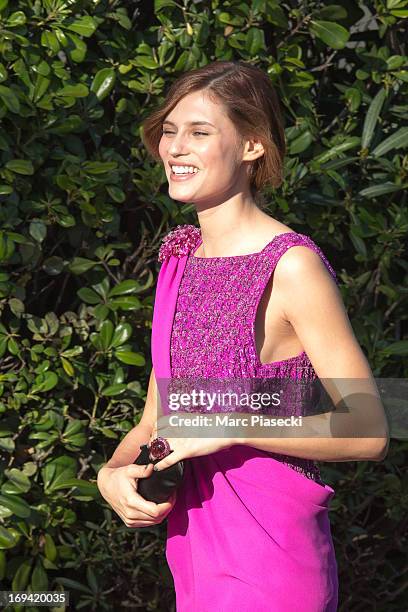 Bianca Balti is seen leaving the 'Grand Hyatt hotel Martinez Cannes' during the 66th Annual Cannes Film Festival on May 24, 2013 in Cannes, France.