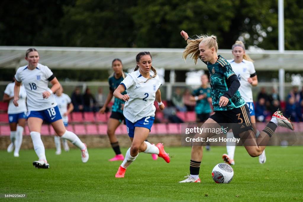 U19 Women's England v U19 Women's Germany - International Friendly