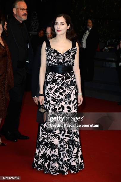 Actress Amira Casar attends the 'Michael Kohlhaas' premiere during The 66th Annual Cannes Film Festival at the Palais des Festival on May 24, 2013 in...