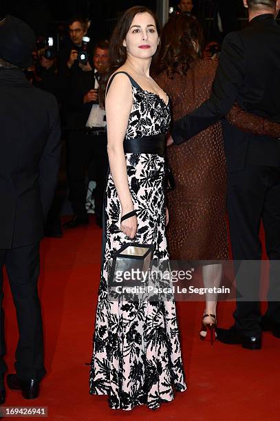 Actress Amira Casar attends the 'Michael Kohlhaas' premiere during The 66th Annual Cannes Film Festival at the Palais des Festival on May 24, 2013 in...
