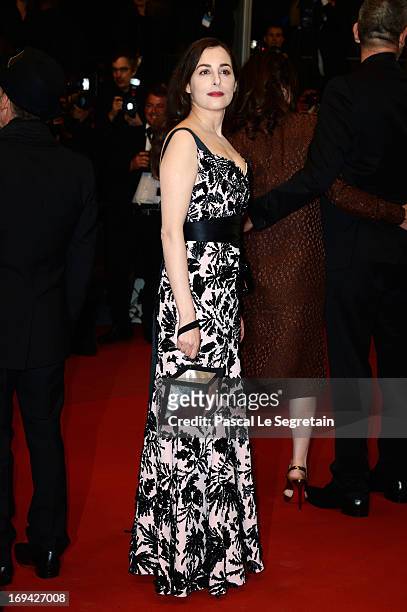 Actress Amira Casar attends the 'Michael Kohlhaas' premiere during The 66th Annual Cannes Film Festival at the Palais des Festival on May 24, 2013 in...