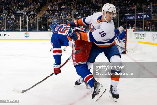 Islanders Rangers Fight Islanders Vs Rangers Photos and Premium High Res Pictures - Getty Images
