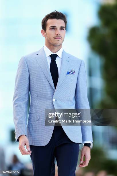 Jules Bianchi of France and Marussia attends the Amber Lounge Charity Fashion event at Le Meridien Beach Plaza Hotel on May 24, 2013 in Monaco,...