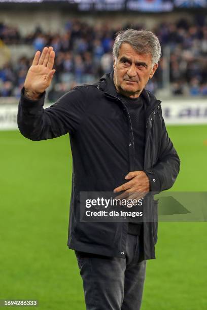 Şenol Güneş coach of Fenerbahce during the UEFA Conference League match between Fenerbahce and Nordsjaelland in Jan Breydel Stadium Park on September...