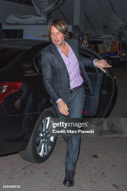 Keith Urban is seen arriving at the 'Palais des Festivals' during the 66th Annual Cannes Film Festival on May 21, 2013 in Cannes, France.