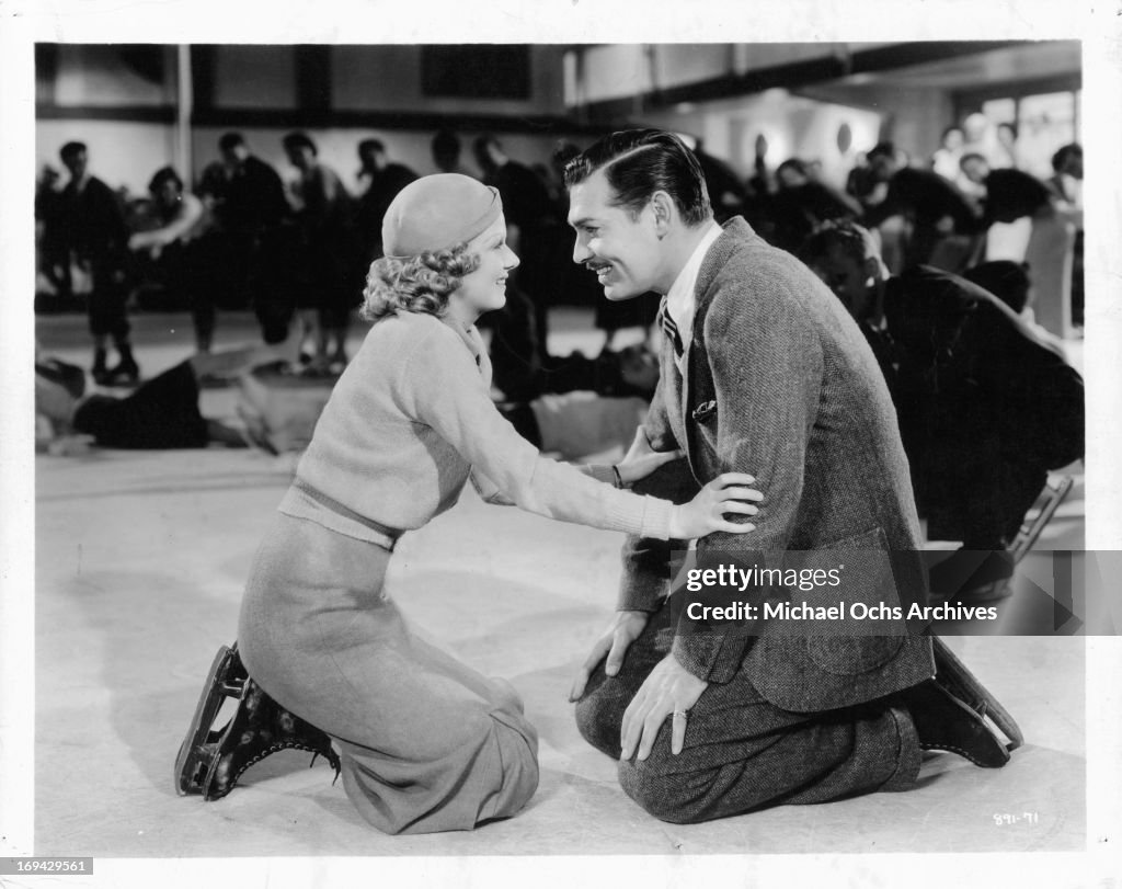 Jean Harlow And Clark Gable In 'Wife vs. Secretary'