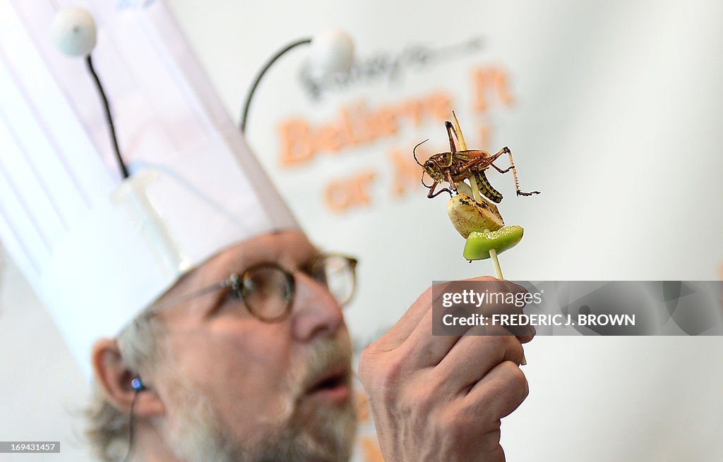 Michael Cook Insect America’s master chef of bug cooking and author of the Eat-a-Bug ...