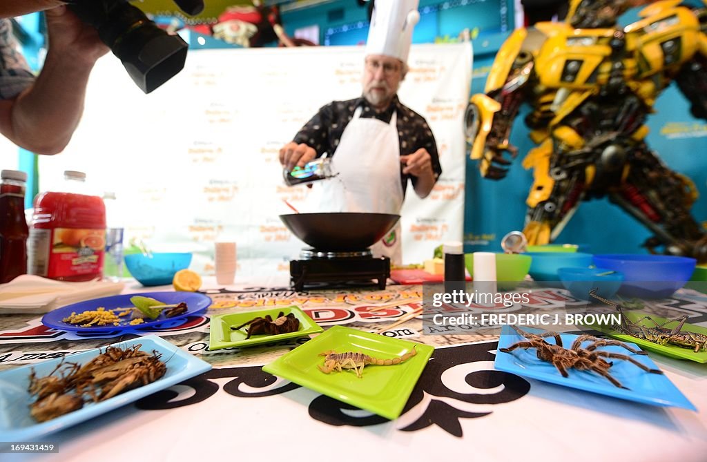 Michael Cook Insect America’s master chef of bug cooking and author of the Eat-a-Bug ...