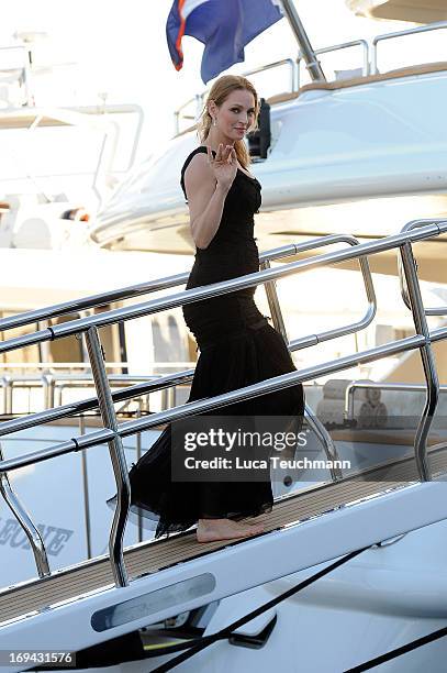 Uma Thurman is seen attends the 66th Annual Cannes Film Festival on May 24, 2013 in Cannes, France.