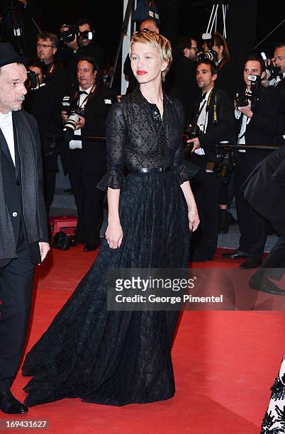 Actress Delphine Chuillot attends the Premiere of 'Michael Kohlhaas' at The 66th Annual Cannes Film Festival on May 24, 2013 in Cannes, France.