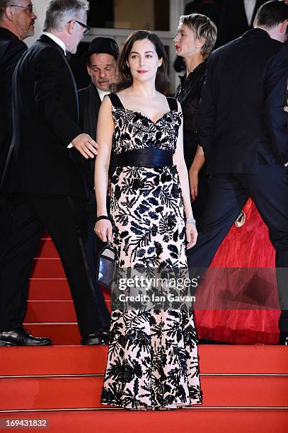 Amira Casar attends the 'Michael Kohlhaas' premiere during The 66th Annual Cannes Film Festival at the Palais des Festival on May 24, 2013 in Cannes,...