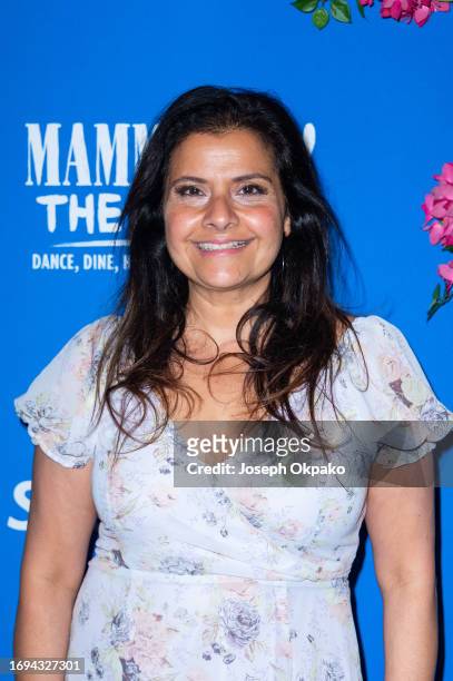 Nina Wadia attends the Mamma Mia! 2023 Gala at The O2 Arena on September 21, 2023 in London, England.