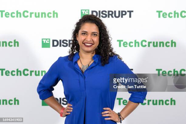 TechCrunch Startup Battlefield Editor Neesha A. Tambe attends TechCrunch Disrupt 2023 at Moscone Center on September 21, 2023 in San Francisco,...