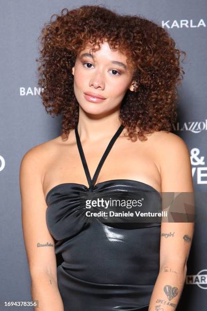 Talia Jackson attends the Luigi & Iango Unveiled Exhibition Opening at Palazzo Reale on September 21, 2023 in Milan, Italy.