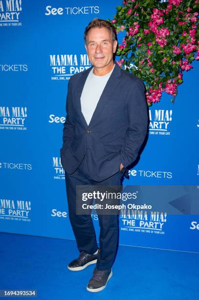 Richard Arnold attends the Mamma Mia! 2023 Gala at The O2 Arena on September 21, 2023 in London, England.