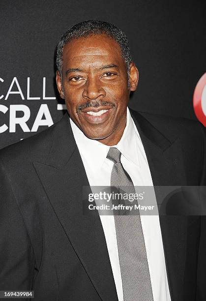 Actor Ernie Hudson arrives at the Lifetime movie premiere of 'Call Me Crazy: A Five Film' at Pacific Design Center on April 16, 2013 in West...