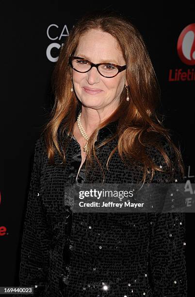 Actress Melissa Leo arrives at the Lifetime movie premiere of 'Call Me Crazy: A Five Film' at Pacific Design Center on April 16, 2013 in West...