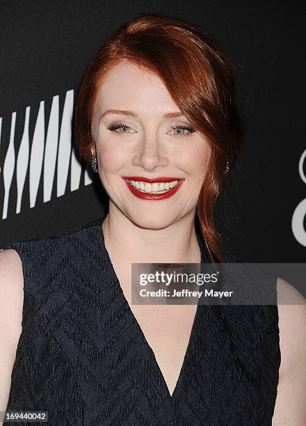 Director Bryce Dallas Howard arrives at the Lifetime movie premiere of 'Call Me Crazy: A Five Film' at Pacific Design Center on April 16, 2013 in...