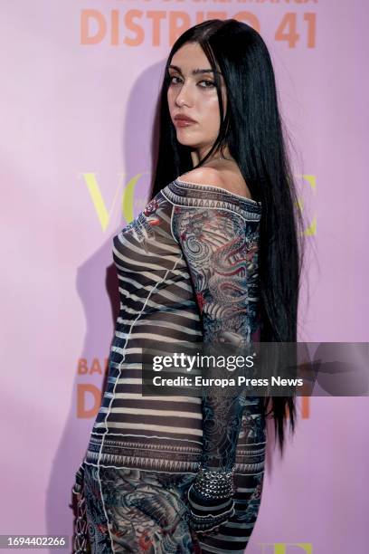 Model and daughter of Madonna, Lourdes Leon, poses during the photocall of Vogue Fashion's Night Out, on 21 September, 2023 in Madrid, Spain. Vogue...