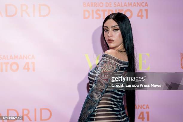Model and daughter of Madonna, Lourdes Leon, poses during the photocall of Vogue Fashion's Night Out, on 21 September, 2023 in Madrid, Spain. Vogue...