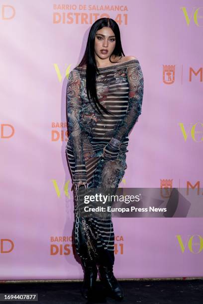 Model and daughter of Madonna, Lourdes Leon, poses during the photocall of Vogue Fashion's Night Out, on 21 September, 2023 in Madrid, Spain. Vogue...