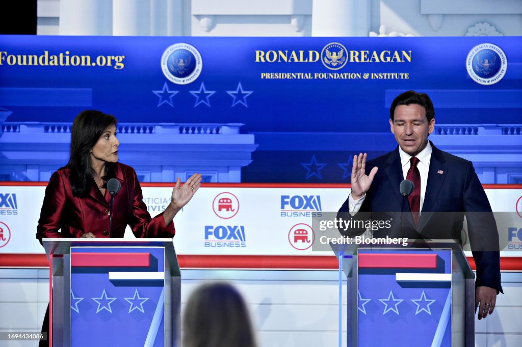 2024 Presidential Candidates Participate In Republican Primary Debate