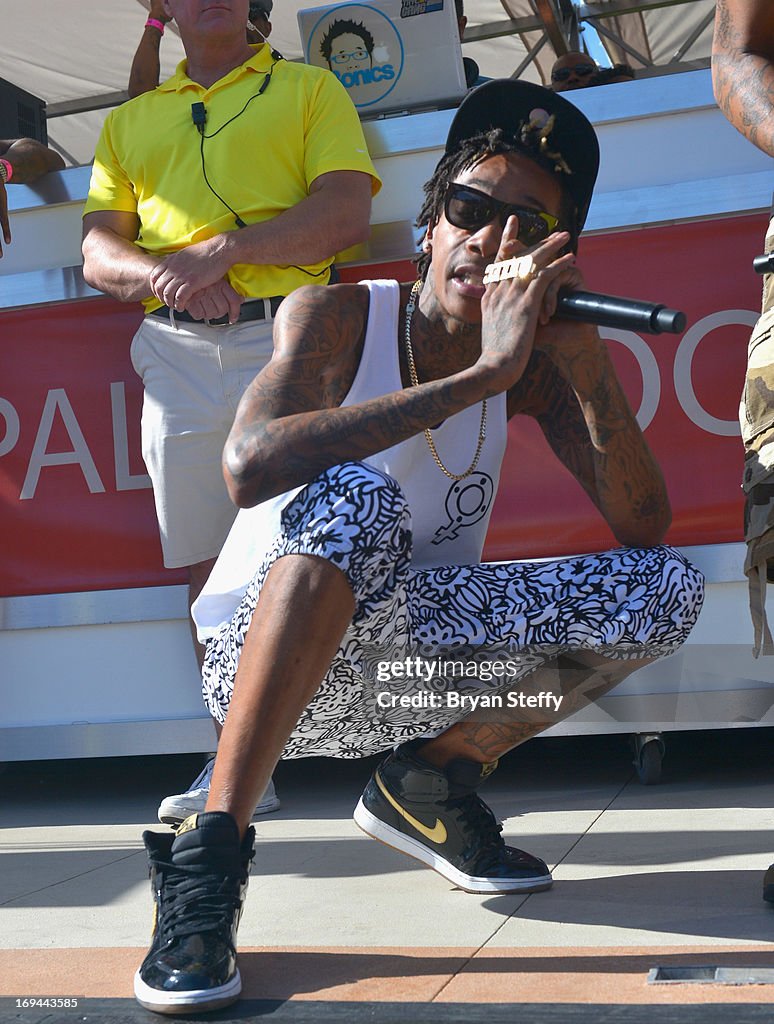 Wiz Khalifa Kicks Off Memorial Day Weekend At Palms Pool In Las Vegas