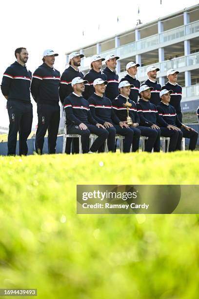 Rome , Italy - 28 September 2023; The USA team during a team photocall before the 2023 Ryder Cup at Marco Simone Golf and Country Club in Rome, Italy.