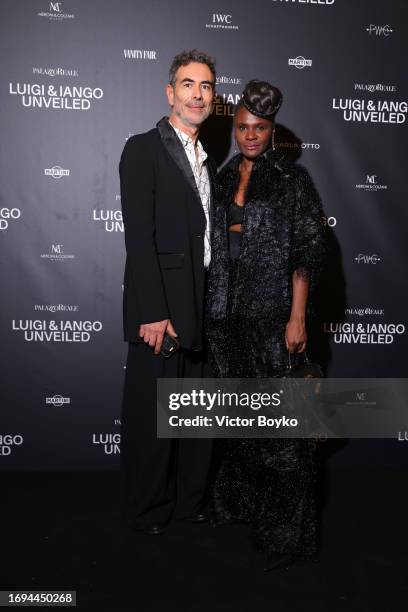 Charity Dago attends the photocall for the Luigi & Iango Unveiled Exhibition Opening at Palazzo Reale on September 21, 2023 in Milan, Italy.