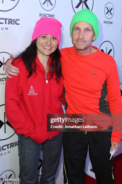 Comedian Jimmy Pardo attends the Electric Run Los Angeles Hosted By Vanessa Hudgens at The Home Depot Center on May 24, 2013 in Carson, California.