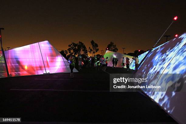 General view of atmosphere at the Electric Run Los Angeles Hosted By Vanessa Hudgens at The Home Depot Center on May 24, 2013 in Carson, California.