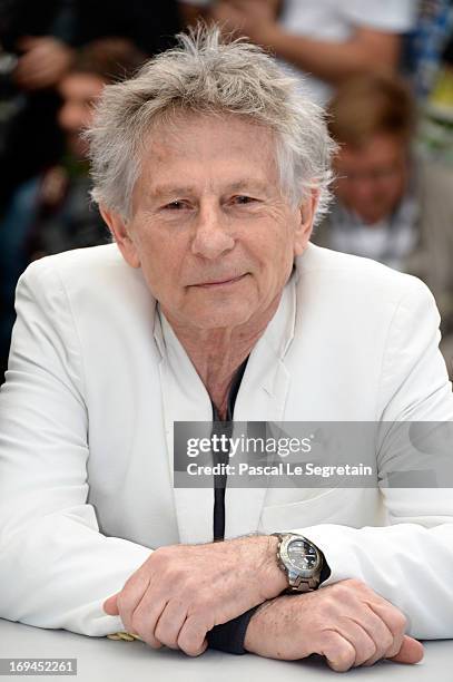 Director Roman Polanski attends the 'La Venus A La Fourrure' Photocall during the 66th Annual Cannes Film Festival on May 25, 2013 in Cannes, France.